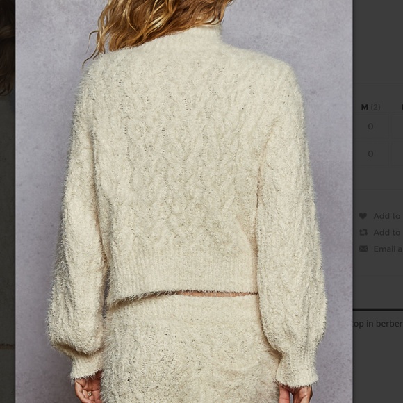 POL “ Francesca “ POL Berber 2 PIECE SWEATER SET 70 - Picture 3 of 10